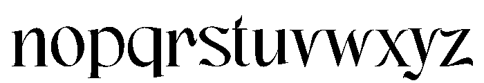 Avalone Font LOWERCASE