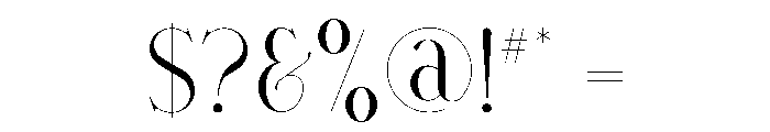 Avarice Delicate Font OTHER CHARS