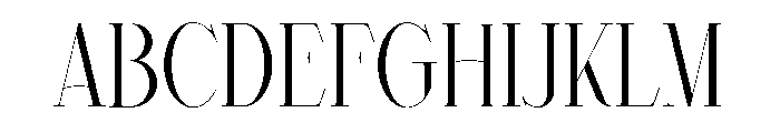 Avarice Delicate Font UPPERCASE