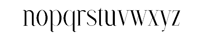 Avarice Delicate Font LOWERCASE