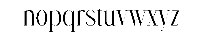 Avarice Serif Font LOWERCASE