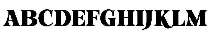 Avedoria Font UPPERCASE