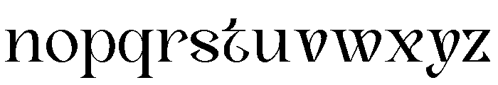 Avelind Regular Font LOWERCASE