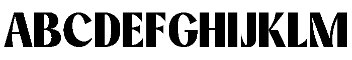 Aveline Chapter Extra Bold Font UPPERCASE