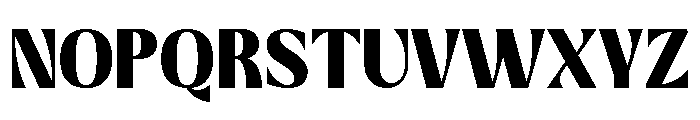 Aveline Chapter Extra Bold Font UPPERCASE
