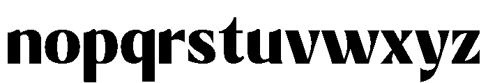Aveline Chapter Extra Bold Font LOWERCASE