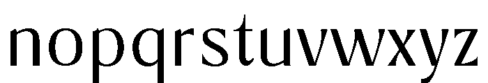 Aveline Chapter Extra Light Font LOWERCASE