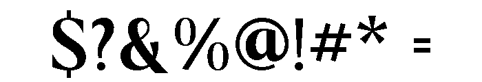 Aveline Chapter Medium Font OTHER CHARS