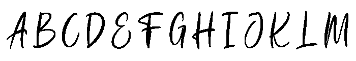 Avelinen Font UPPERCASE