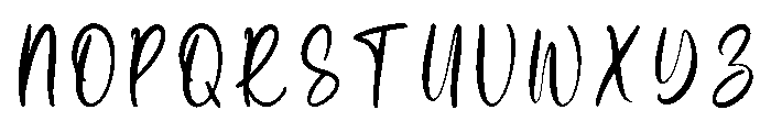Avelinen Font UPPERCASE