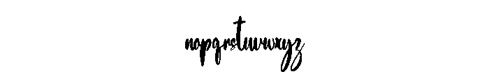 Avelinen Font LOWERCASE