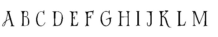 Avelira Regular Font UPPERCASE