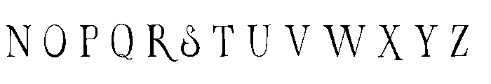 Avelira Regular Font UPPERCASE