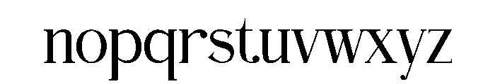 Avelonne Bold Font LOWERCASE