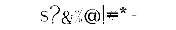 Avelonne Font OTHER CHARS