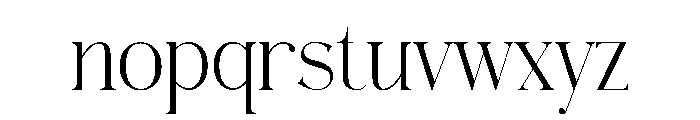 Avelonne Font LOWERCASE