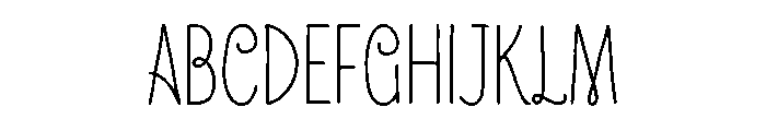Avelor Regular Font UPPERCASE