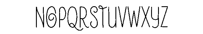 Avelor Regular Font UPPERCASE