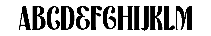 Aveloria Font UPPERCASE