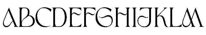 Aveltin Font UPPERCASE