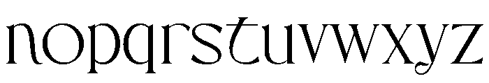 Aveltin Font LOWERCASE