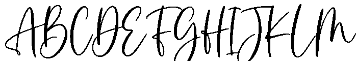 Avelyna Script Font UPPERCASE