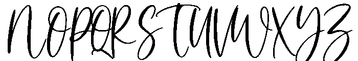 Avelyna Script Font UPPERCASE
