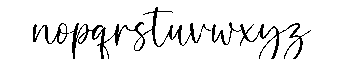 Avelyna Script Font LOWERCASE