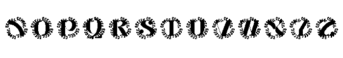 Avelynne Monogram Font LOWERCASE