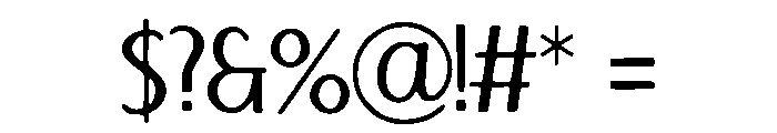 Aven Font OTHER CHARS