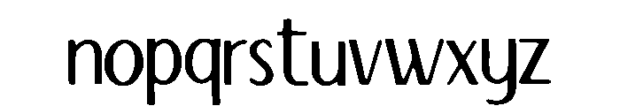 Aven Font LOWERCASE