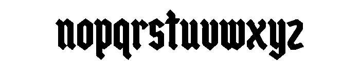 Avenakrypte Font LOWERCASE