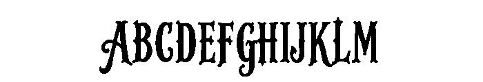 Avenford Font UPPERCASE