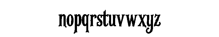 Avenford Font LOWERCASE
