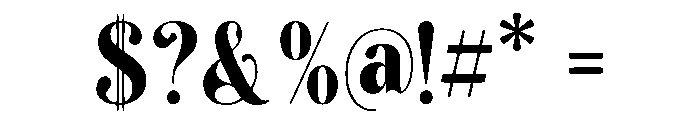 Avenoire Font OTHER CHARS