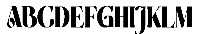 Avenoire Font UPPERCASE