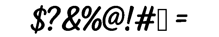 Aventra Font OTHER CHARS