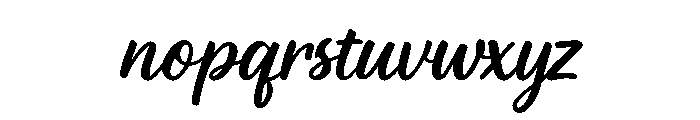 Aventra Font LOWERCASE