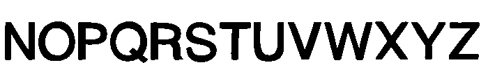 Avenue Co Font LOWERCASE