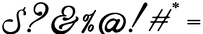 Avenue Market Script Regular Font OTHER CHARS