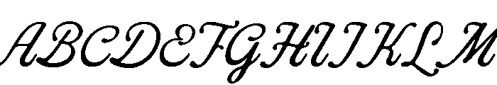 Avenue Market Script Regular Font UPPERCASE