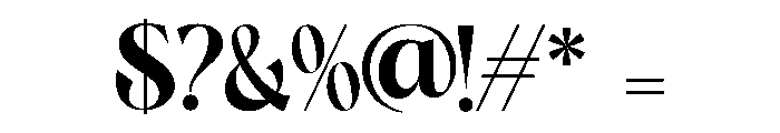 Averdyn Font OTHER CHARS