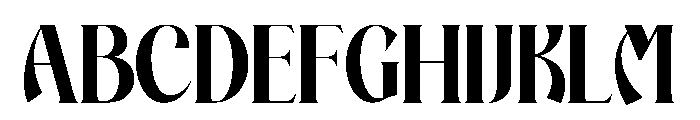 Averdyn Font UPPERCASE