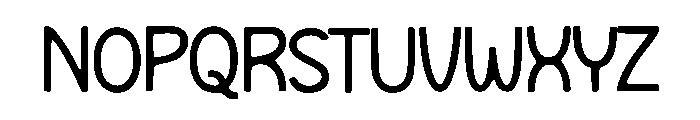 Avero Font LOWERCASE