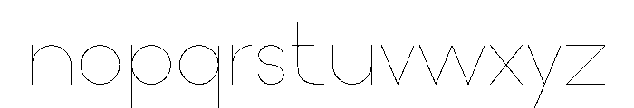 Averon Font LOWERCASE