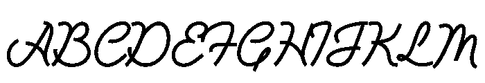 Averty Meadow Font UPPERCASE