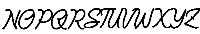 Averty Meadow Font UPPERCASE