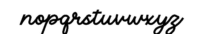 Averty Meadow Font LOWERCASE