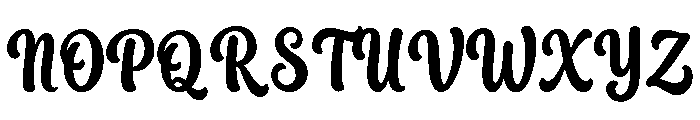 Averys Font UPPERCASE