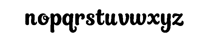 Averys Font LOWERCASE